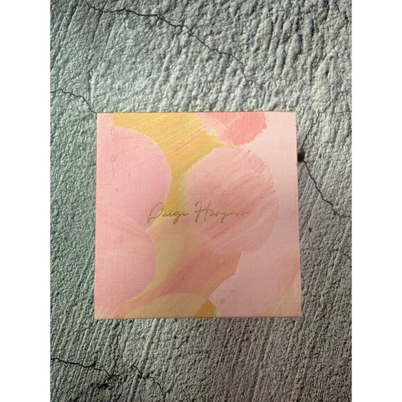 NIB Paige Harper Gold Plated Cubic Zirconia Dangling Drop Heart Earrings - Picture 10 of 11